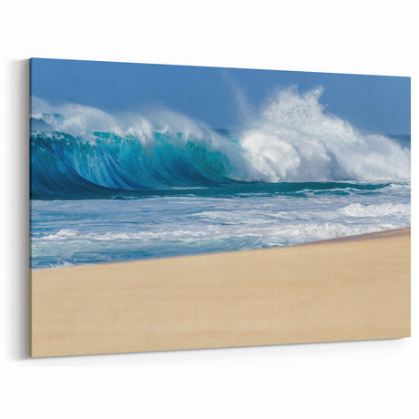 Oahu Coastal Art – Majestic Ocean Waves Print for Island-Inspired Decor