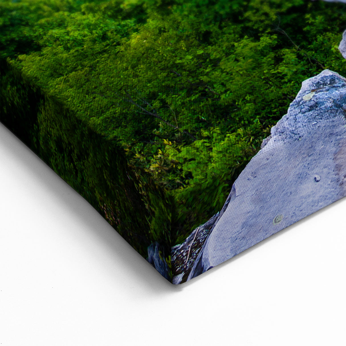 West Virginia Landscape Art - Majestic Mountain Vista Framed Canvas Prints