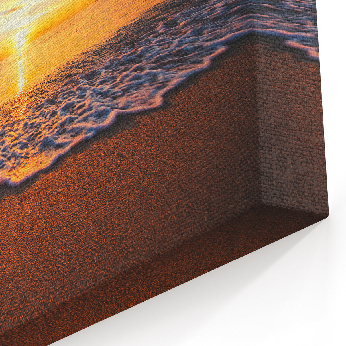 Oahu Nature Art – Serene Sunset Beach Print for Island-Inspired Decor