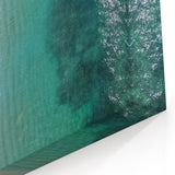 Oahu Coastal Art – Aerial Beach and Ocean Print for Tropical Decor