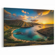 Oahu Canvas Art for Coastal Decor - Tropical Oahu Turtle Photography