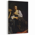 Woman with Sword – Dark Academia Wall Art, Gothic Historical Portrait