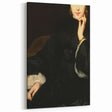 Close-Up of Woman in Dark Attire – Dark Academia Wall Art, Gothic Portrait