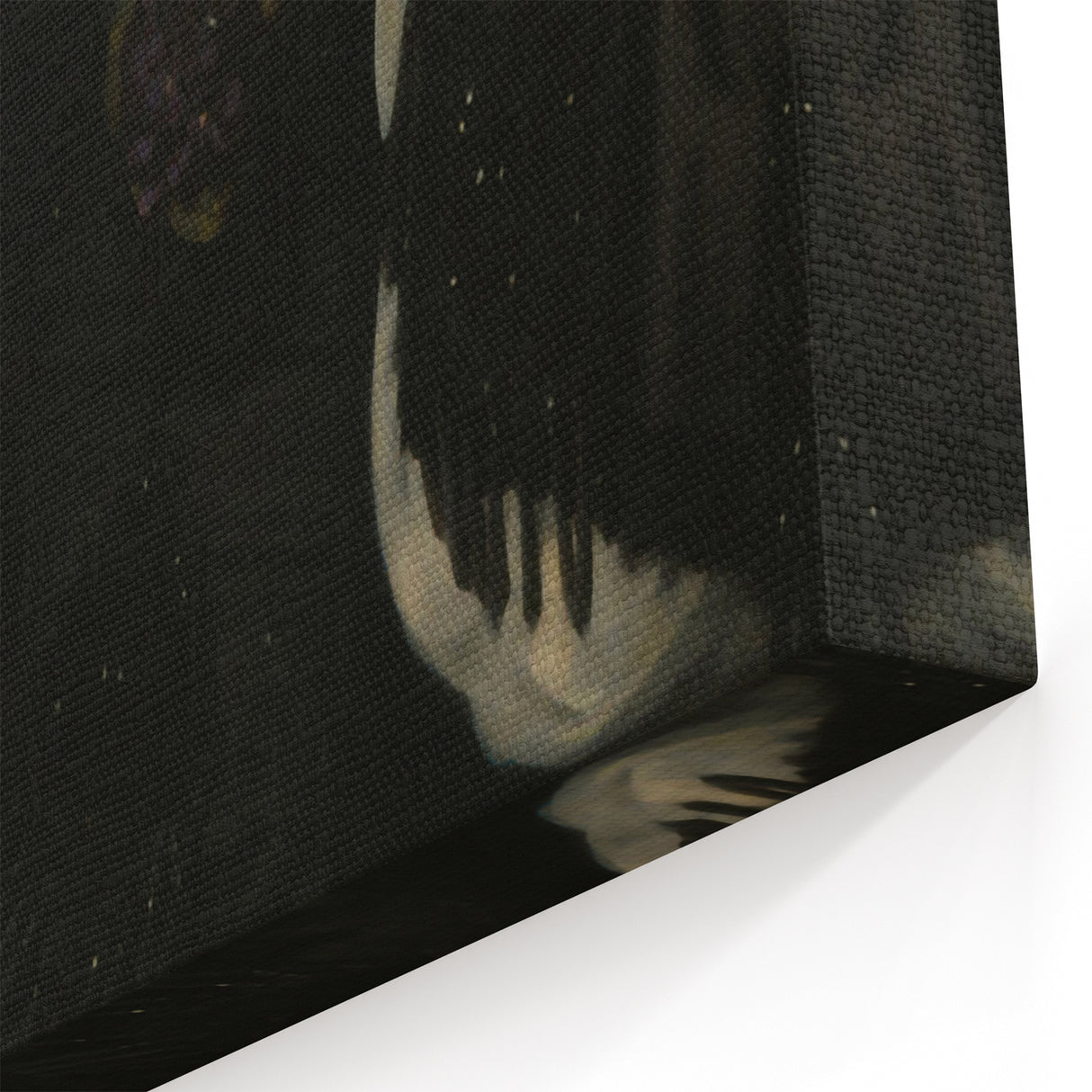 Close-Up of Woman in Dark Attire – Dark Academia Wall Art, Gothic Portrait