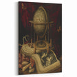 Globe and Open Book Still Life – Dark Academia Wall Art, Gothic Decor