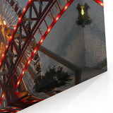 Chicago Landmarks Artwork - Navy Pier Ferris Wheel at Twilight