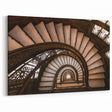 Vintage Chicago Posters - Spiral Staircase Architecture Print
