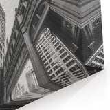 Chicago Architecture Wall Art - Vintage Black and White Cityscape