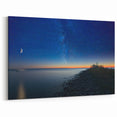 Lake Michigan Photography - Scenic Starry Night Illinois Lake Wall Art