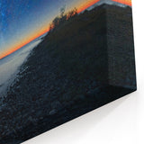 Lake Michigan Photography - Scenic Starry Night Illinois Lake Wall Art