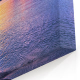 Scenic Lake Michigan Views - Illinois Sunset Over Rocky Shoreline Art