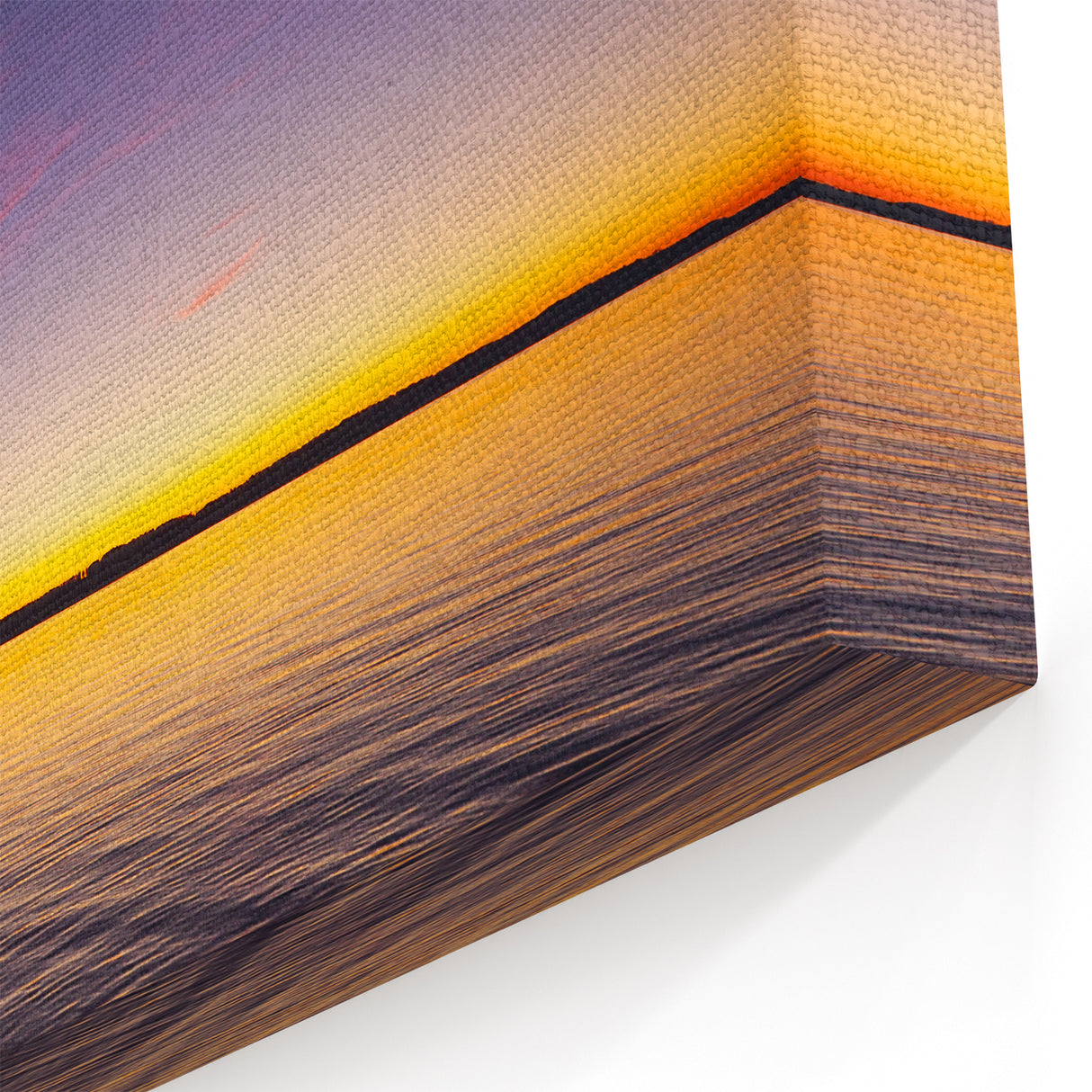 Lake Michigan Wall Art - Tranquil Sunset Photography on Canvas