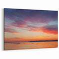 Scenic Lake Michigan Photography - Peaceful Sunset Wall Art Canvas