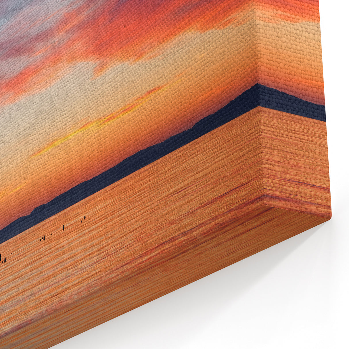 Scenic Lake Michigan Photography - Peaceful Sunset Wall Art Canvas