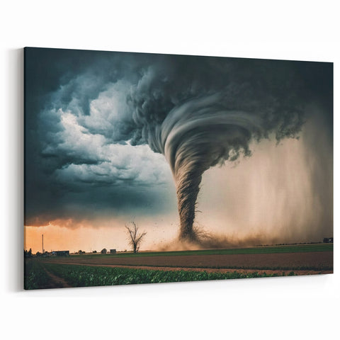 Kansas Tornado Photography Wall Art – Dramatic Kansas Nature Prints