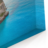 Sicily Wall Art - Cliffside Monastery Overlooking the Mediterranean