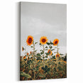 Farmhouse Wall Art Sunflower Field Print | Rustic Country Style Decor