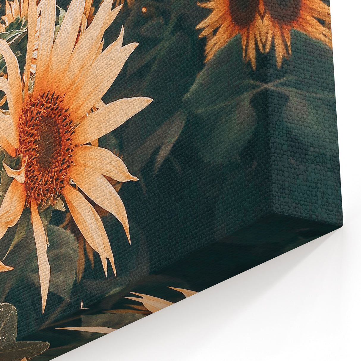 Farmhouse Wall Art Sunflowers in Bloom | Rustic Country Style Decor