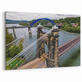 West Virginia Bridge Canvas Prints – Historic Suspension Bridge Wall Art