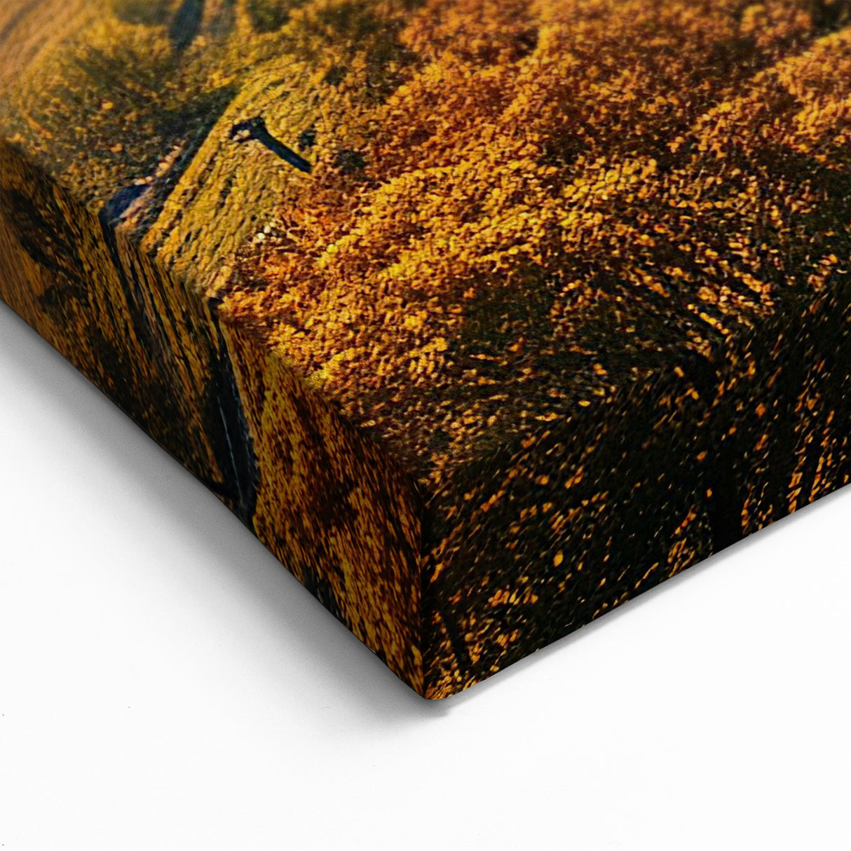 Tuscan Landscape Print - Serene Italian Village Wall Art