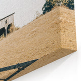 Farmhouse Wall Art Horses Grazing Print | Rustic Country Barn Decor