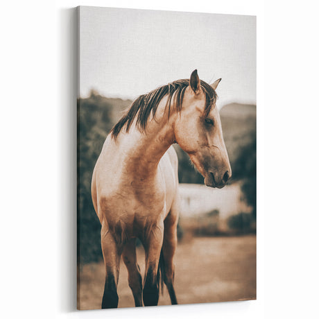 Farmhouse Horse Wall Art | Rustic Country Decor | Vintage Animal Print
