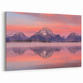 Grand Teton Scenic Print – Sunset Reflection on Majestic Mountains