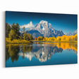 Grand Teton National Park Poster – Autumn Reflection in Scenic Landscape