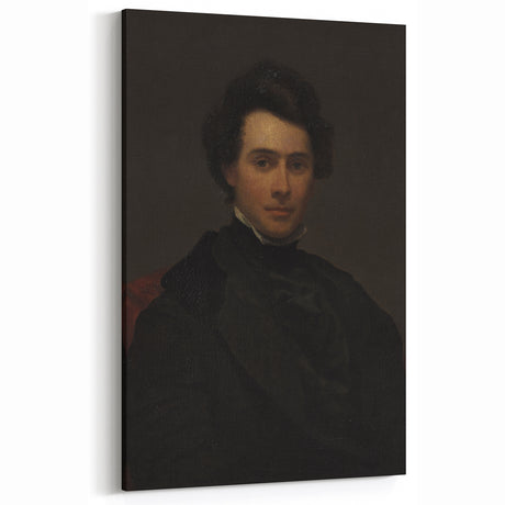 Classic Dark Academia Wall Art - Vintage Portrait of a Gentleman Decor