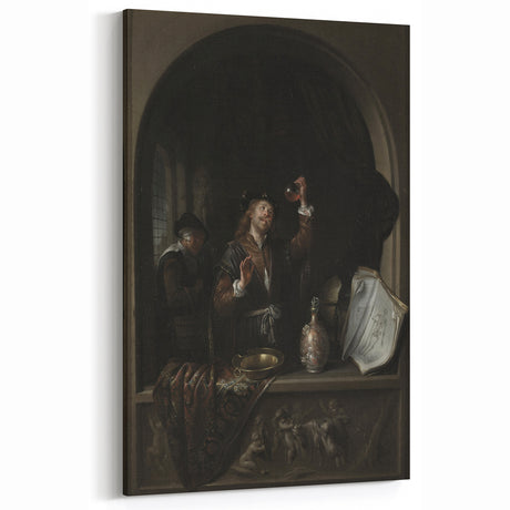 Dark Academia Wall Art - Vintage Scholar with Potion and Manuscript Decor