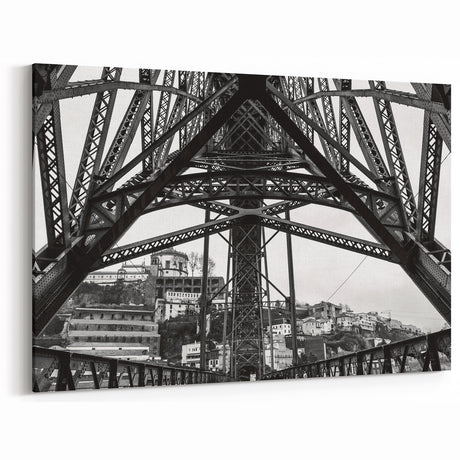 New Orleans Canvas Prints – Industrial Bridge Architecture Photography