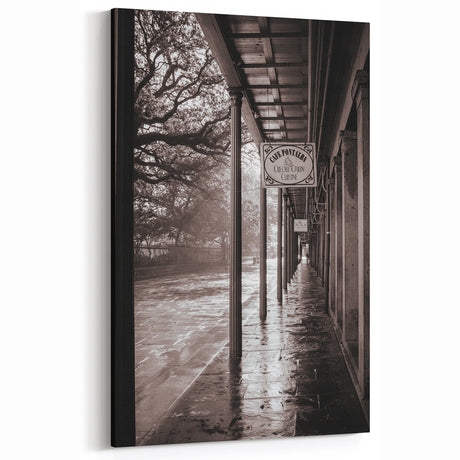 French Quarter Art – Serene Morning Walkway in Historic New Orleans