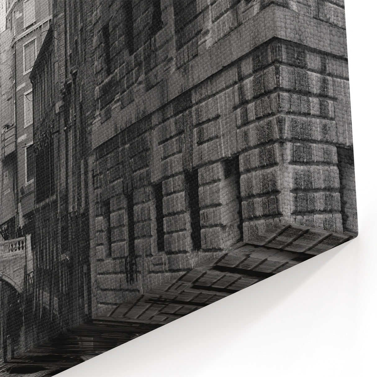 Venice Canvas Print - Bridge of Sighs Over Serene Canal