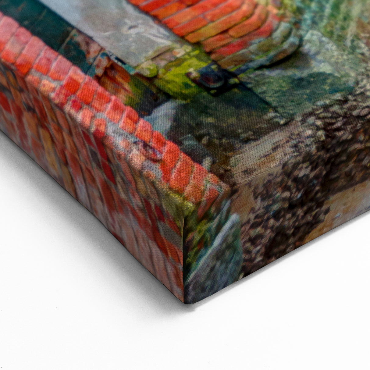 Venice Canvas Print - Colorful Gondolas on Venice Canals