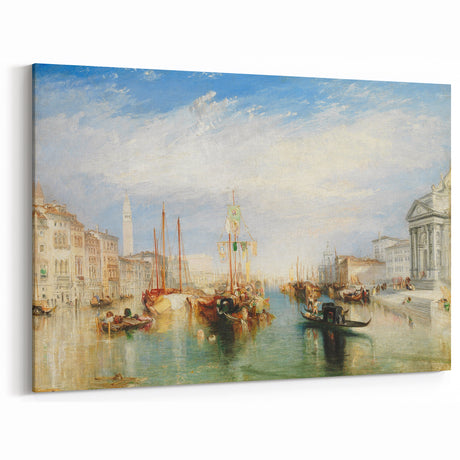 Venice Painting - Classic Venetian Harbor Scene Artwork