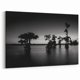Louisiana Scenic Photography - Mystical Bayou Silhouette at Dusk