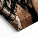 Dynamic Horse Portrait - Rustic Farmhouse Wall Art for Country Living