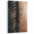 Close-Up Horse Mane - Rustic Farmhouse Wall Art for Country Living