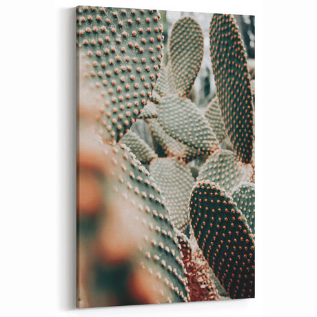 Clustered Cactus Pads - Rustic Desert-Inspired Farmhouse Wall Art Print