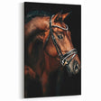 Elegant Horse Portrait - Rustic Farmhouse Wall Art for Country Decor