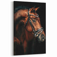Elegant Horse Portrait - Rustic Farmhouse Wall Art for Country Decor