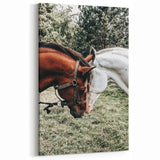 Farmhouse Wall Art with Horses – Rustic Farmhouse Decor, Country Style