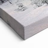 Latvia Canvas Prints - Snowy Baltic Forest in Winter Wonderland