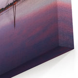 Latvian Landscape Art - Modern Riga Cityscape Reflected at Sunset