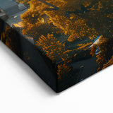 Baltic Region Wall Decor - Grand European Mansion in Autumn Landscape