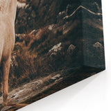 Rustic Horse in Rocky Landscape Farmhouse Wall Art – Country Style Decor