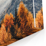 Autumn Mountain Majesty, Rustic Farmhouse Wall Art Print