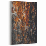 Rugged Bark Texture Art, Deep Rustic Wall Decor Print