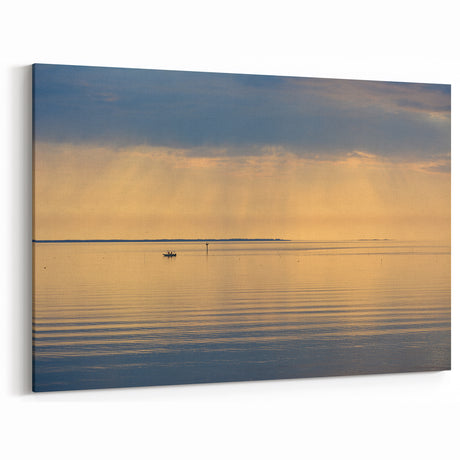 Annapolis Landscape Art - Serene Water and Sunset Scene on Rolled Prints