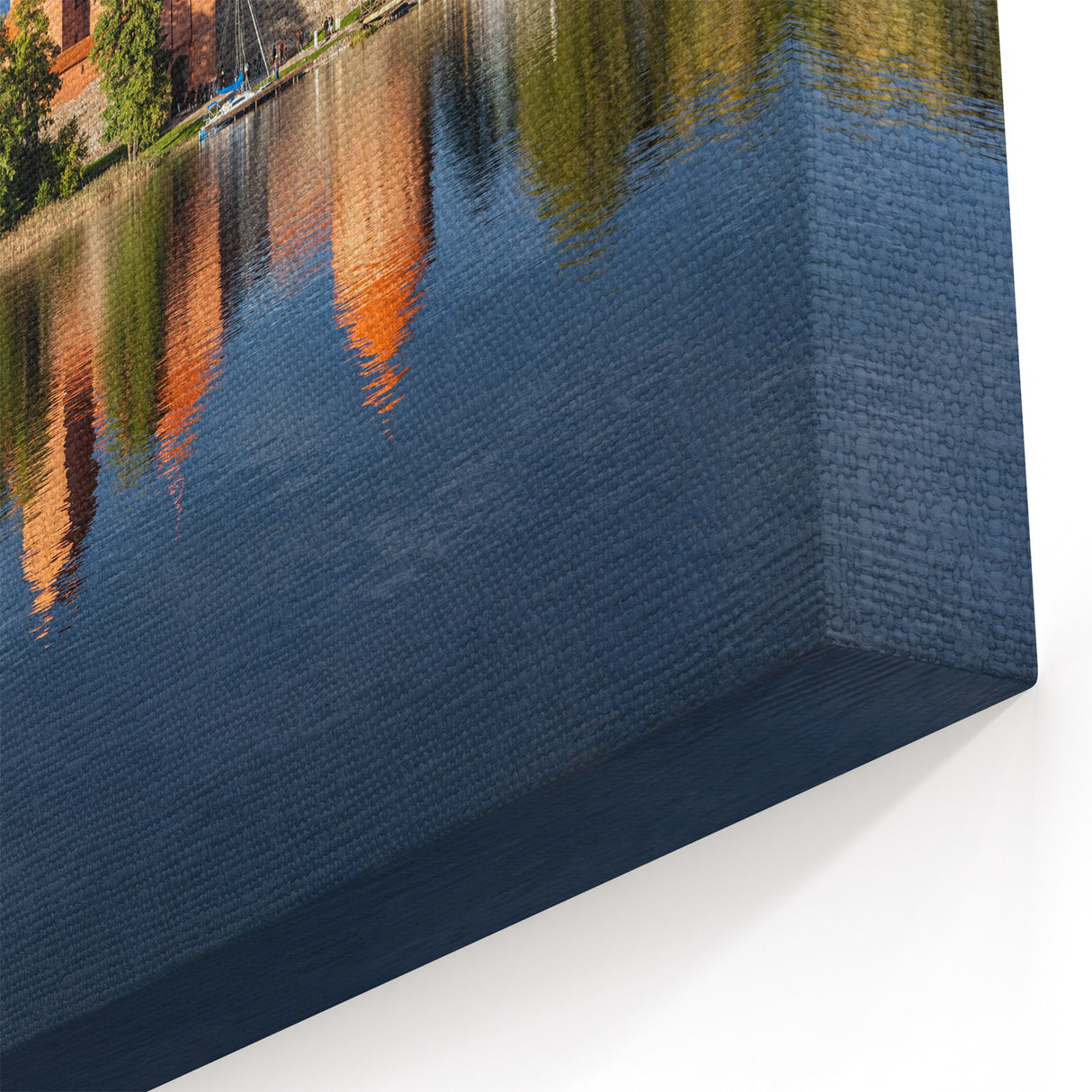 Trakai Castle Reflection - Baltic Region Art with Serene Landscape